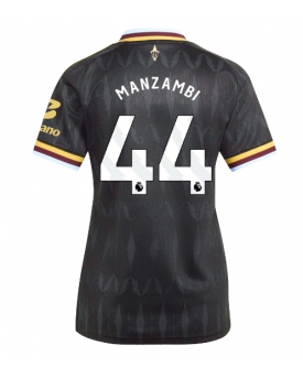 Aston Villa Johan Manzambi #44 Maglia Gara Trasferta Repliche 2026-27 Donna Maniche Corte Aston Villa Johan Manzambi #44 Maglia Gara Trasferta Repliche 2026-27 Donna Maniche Corte